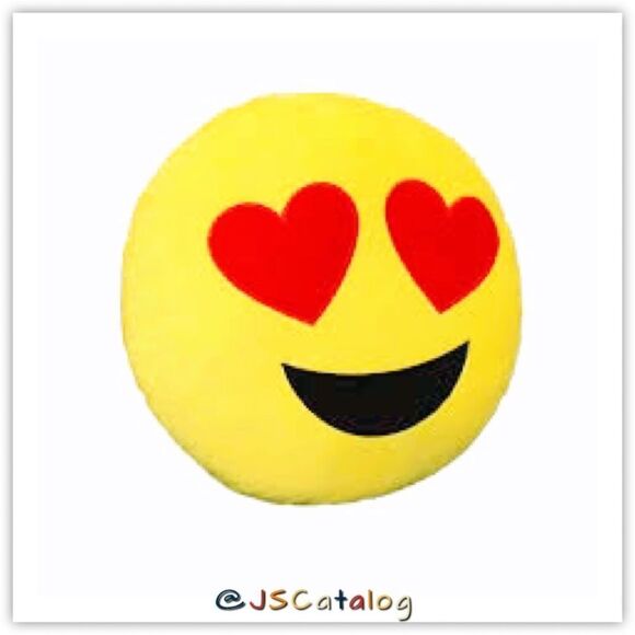 HEART EYE PLUSH 12" Inch/30cm Large Pillows - Picture 2 of 3